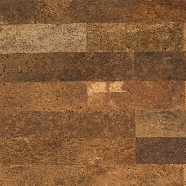 Natural cork wall tiles